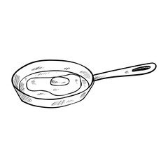 camping equipment handdrawn illustration 