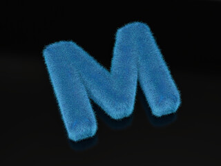 Fur letter M