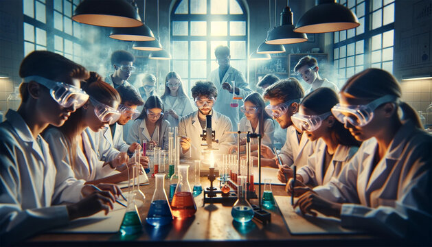 school life - a science experiment
