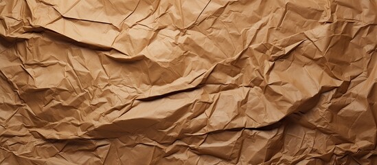Brown paper with creases