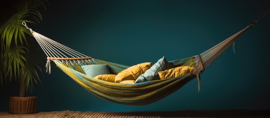 Resting in a hanging bed