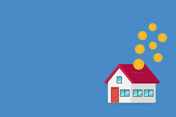 Investment. Investing money in real estate property.	