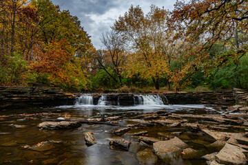 709-42 Autumn Falls on Sawmill Creek