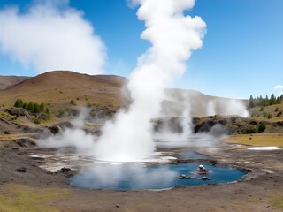 Fototapeta premium geyser