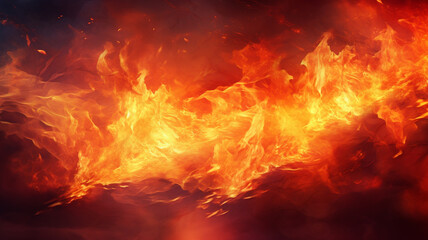 Fototapeta na wymiar Fire burning flames background