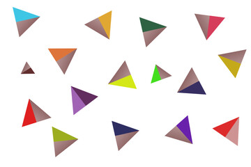 set of arrows isolated background