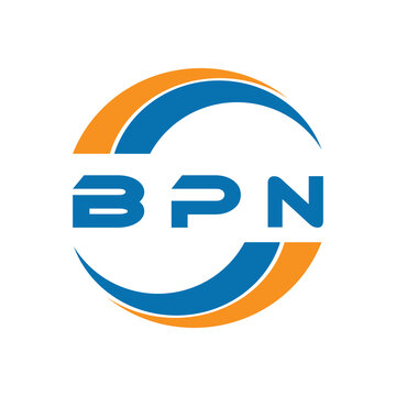 BPN letter logo design on a white background or Monogram logo design for business.