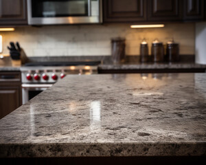 granite counter top in home for table top photography set comp generated by ai