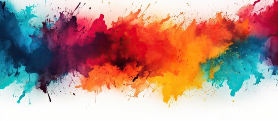 Abstract chaotic ink texture with splashes and grainy stains