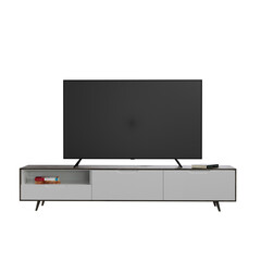 3D illustration, 3D rendering close-up of TV set isolated Cut away isolated 3D mockup