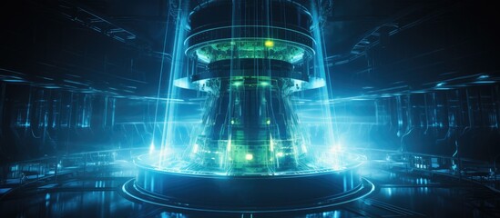 Futuristic power generation AI driven laser nuclear reactor