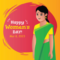 indian woman in a dress