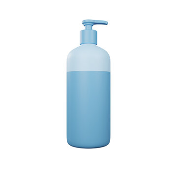 Soap ,Shampoo or Lotion dispenser 3d render icon illustration