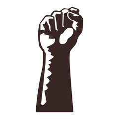 Raised fist, Squeeze hand revolution hand, Single hand with single Color , for political or Evolutional Banners  | EPS | VECTOR | JPEG In All Formats 