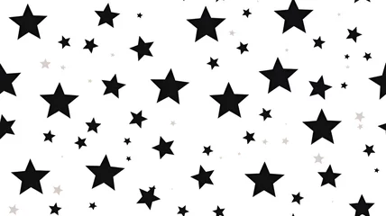 Fototapeten seamless pattern with stars   generative AI © No34
