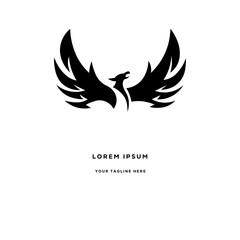 eagle tattoo design silhouette