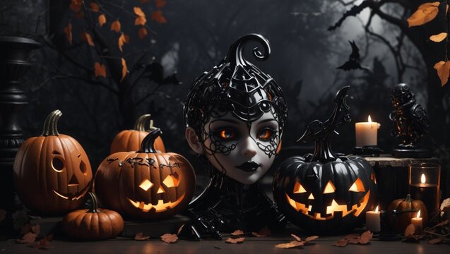 A gothic halloween masterpiece by Generative AI