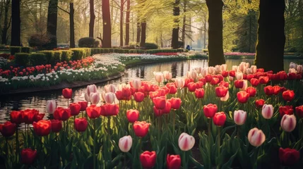 Fotobehang tulips © faiz