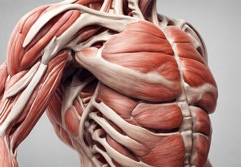 Obraz na płótnie Canvas Human Body Anatomy, Medical Body Structure, Anatomical Illustration, Detailed Human Anatomy, Body Structure Diagram