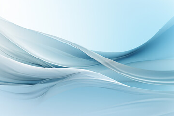 Abstract background with smooth lines in blue colors