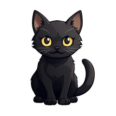 Obraz premium black cat