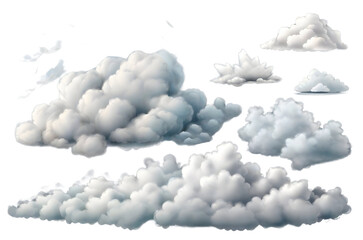 cloud on white background