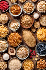 Fototapeta premium cereal grains of the world