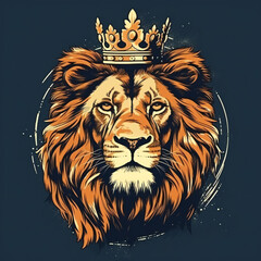 Obraz premium lion head illustration