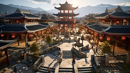 chinese temple country