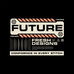 Obraz premium Graphic tee urban streetwear concept vector design templates