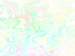 淡い色の明るくカラフルなマーブル模様背景