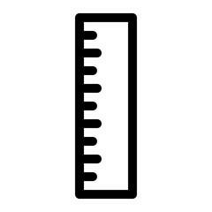 ruler line icon