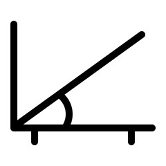 angle line icon