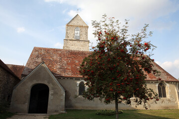 Church - village in Eure et Loire - Bleury - Saint Symphorien and Gallardon - France