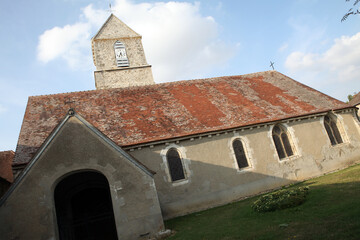Church - village in Eure et Loire - Bleury - Saint Symphorien and Gallardon - France