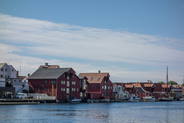 Sommer in Haugesund in Norwegen