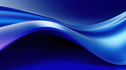 Obraz premium Abstract Blue Metal Minimalistic Superb Clean Image AI Generated