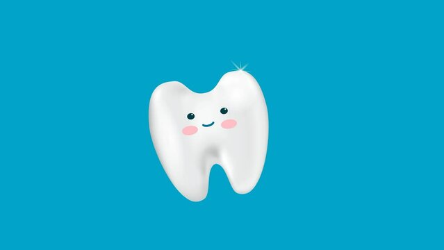Animation, realistic tooth close-up.
Banner, dentistry, healthcare. A place to copy.