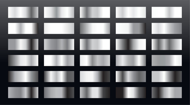 set of metallic color palette backdrop for UI/UX website