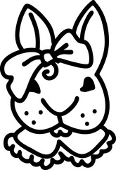 Easter bunny. Funny little rabbit happy for Easter. Fluffy lovely and cute with big eyes. Best friend for baby, kid, children, girl or boy, girlfriend. For party poster, celebration.
