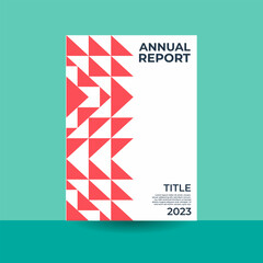 abstract annual report design, cover design, company profile cover design