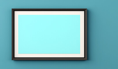 mockup frames on the wall 