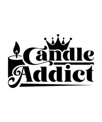 candle addict svg design