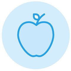Apple Vector Icon Design Illustration