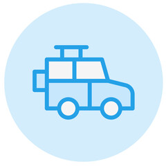 Jeep Vector Icon Design Illustration