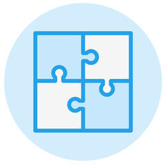 Puzzle Vector Icon Design Illustration