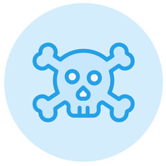 Skull Vector Icon Design Illustration