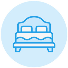 Bed Vector Icon Design Illustration
