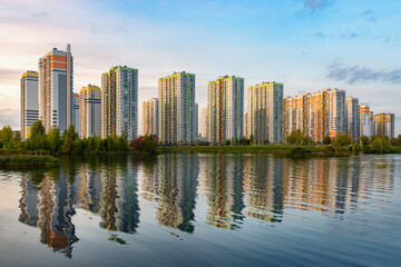 New buildings of the residential complex Sofia. Saint Petersburg. Frunze district