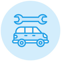 Car service Vector Icon Design Illustration